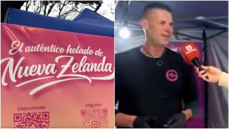 De Nueva Zelanda a Salta: una pareja impulsa un novedoso helado frutal en la Feria del Milagro